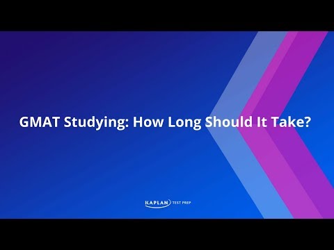 Video: Quanto tempo dovresti studiare per GMAT?