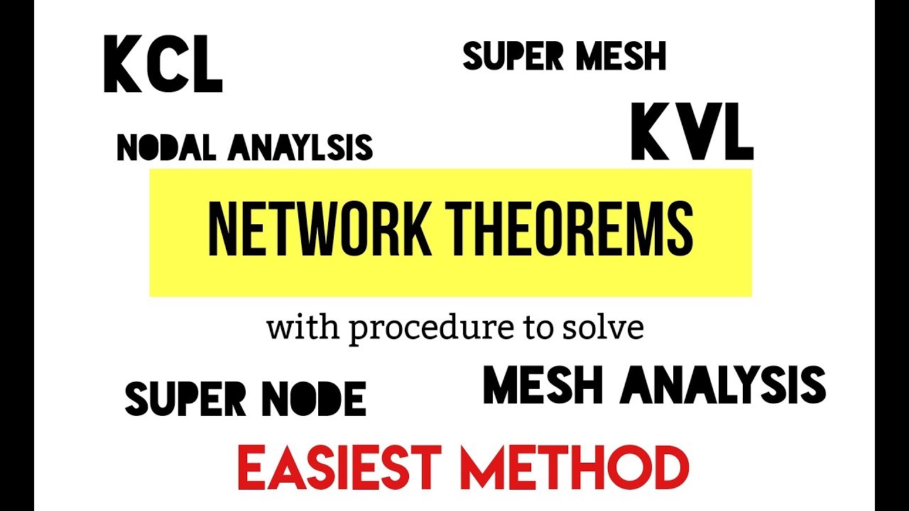 NETWORK THEOREMS PART 1 | EASIEST METHOD | GATE ECE - YouTube