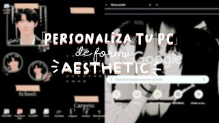 ꒰♡˃̶̤́PERSONALIZA tu PC de forma AESTHETIC screenshot 1