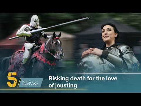 Risking death for the love of jousting | 5 News