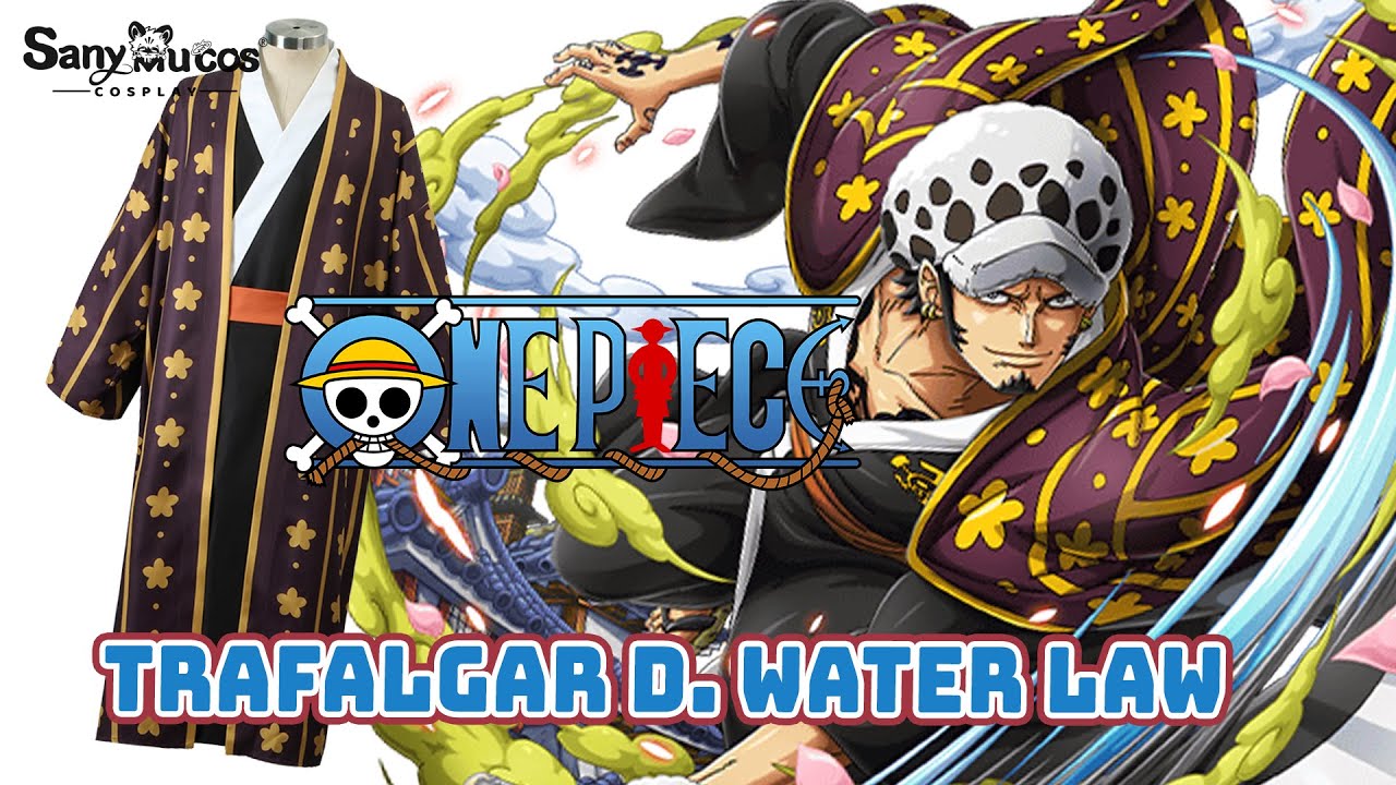 【SanyMuCos】One Piece Trafalgar D. Water Law Cosplay Costume Detail Show