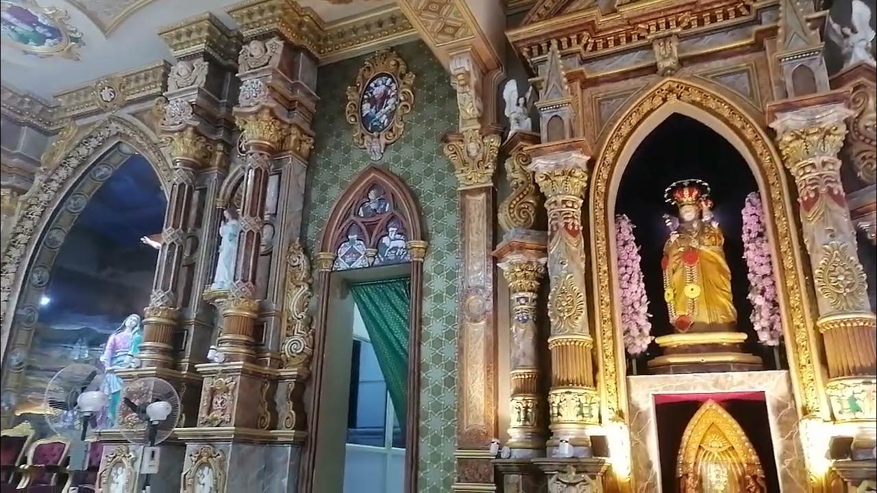 Shrine Basilica church Velankanni Inside Beautiful degration work