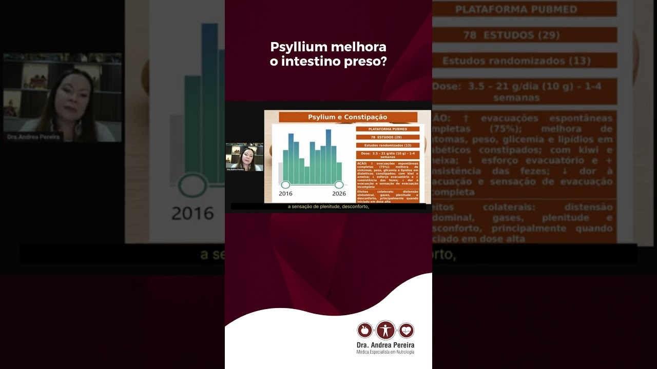 Psyllium melhora o intestino preso?