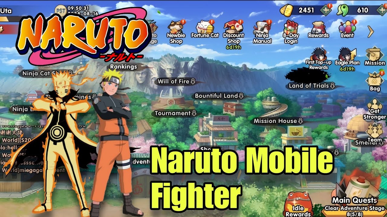 BAGUS Game Naruto Terbaik Di Android Mainkan Sekarang NARUTO MOBILE