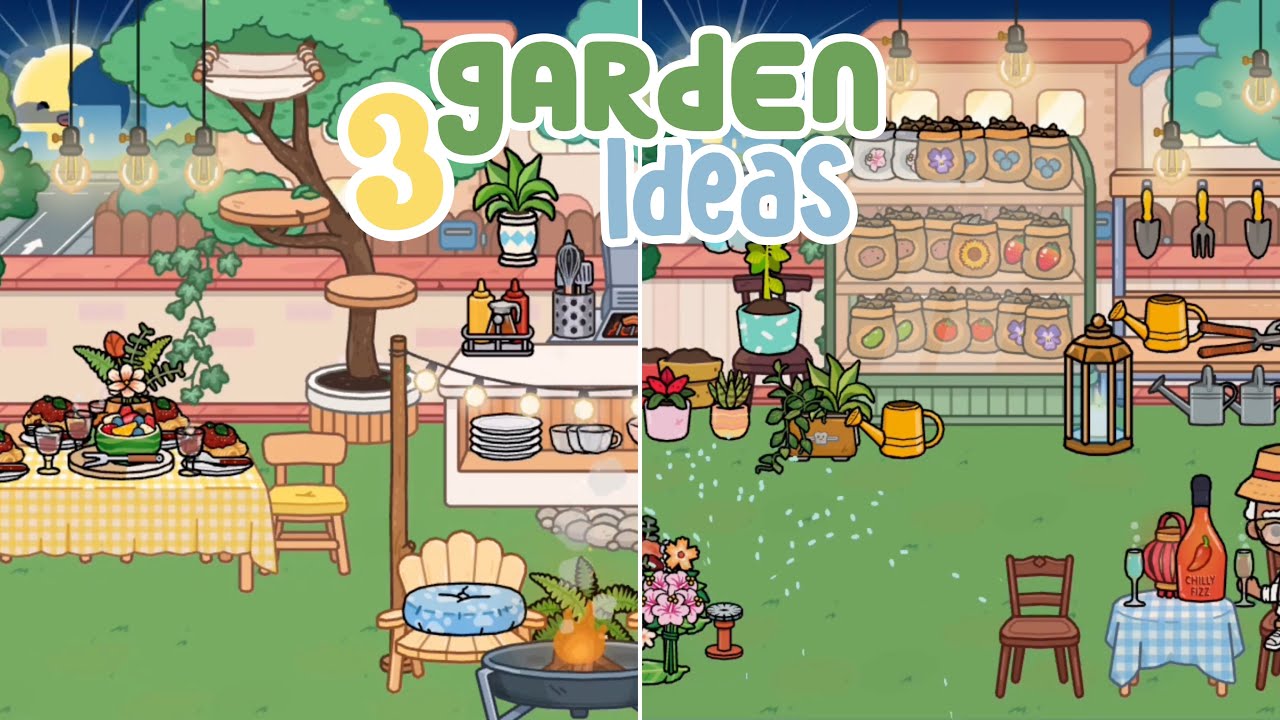 Garden Ideas In Toca Life Word Toca Boca Tokica Youtube