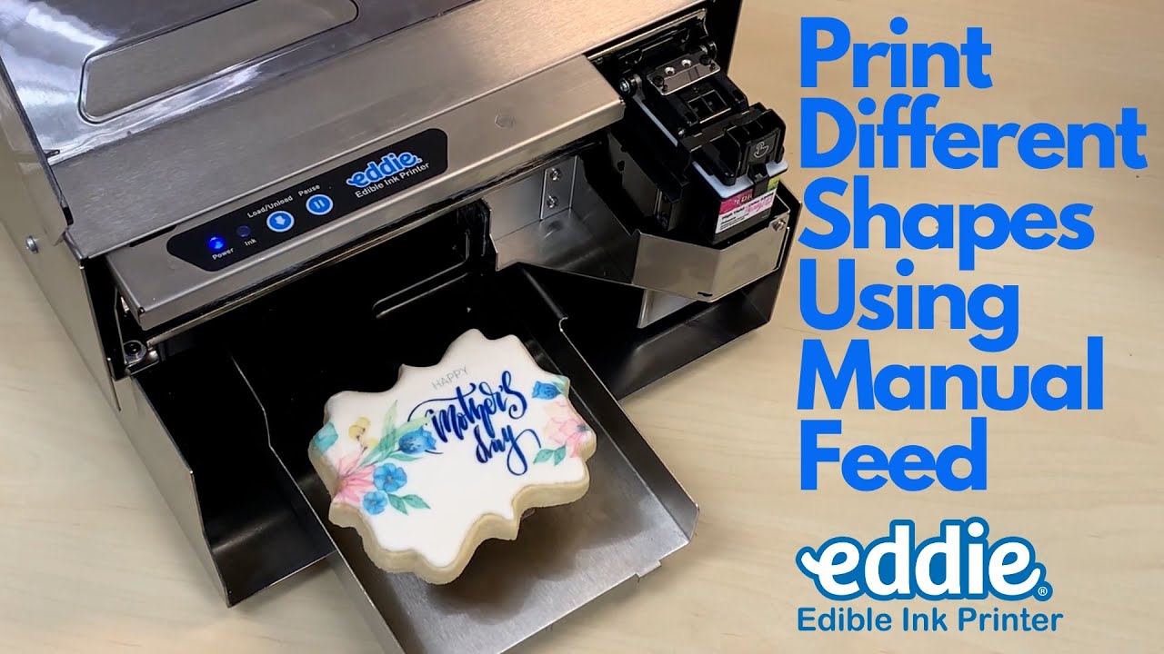 How to quickly decorate beautiful different using Eddie, the Edible Ink Printer. - YouTube