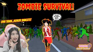 SURVIVE THE ZOMBIE VIRUS?? SO HORROR!! SAKURA SCHOOL SIMULATOR-PART 982