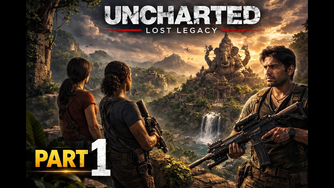 Uncharted The Lost Legacy Gameplay Part 1 – The Search for Ganesh Begins! (Ch 1–4 PS5)