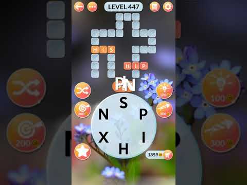 Wordscapes In Bloom Level 447 Answers - YouTube