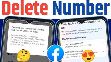 How to Remove phone number from Facebook | Disable two factor authentication | Delete Fb Number