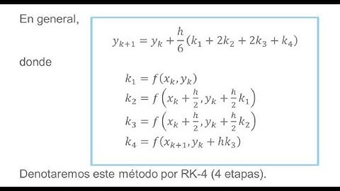 MÉTODO DE RUNGE-KUTTA DE ORDEN 4 EN MATLAB