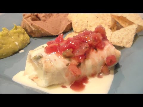 Chicken Chimichangas/ Baked in the Air Fryer