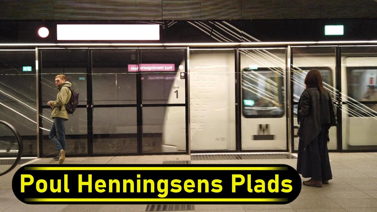 Metro Station Poul Henningsens Plads - Copenhagen 🇩🇰 - Walkthrough 🚶