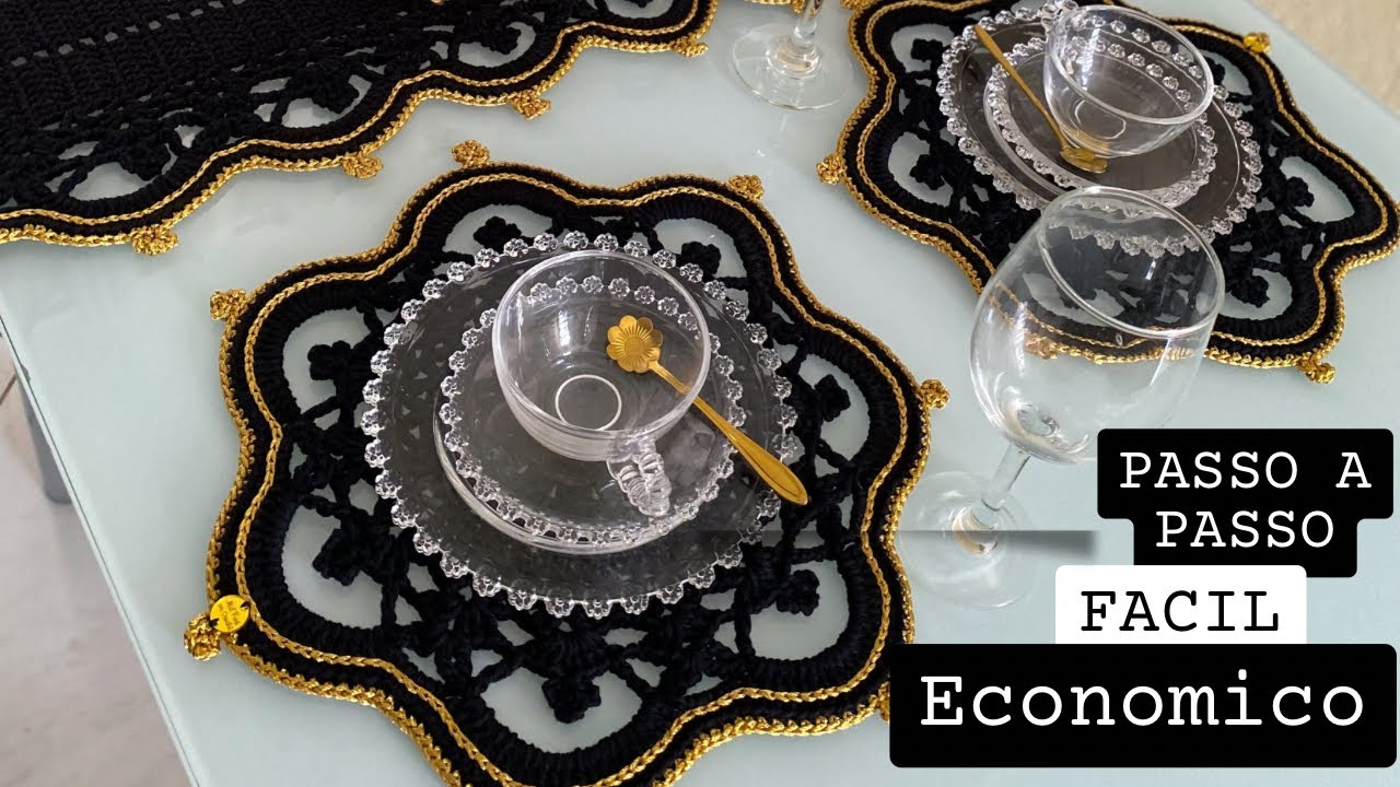 Sousplat celestial para chá/passo a passo econômico é muito fácil/ Rende muito.