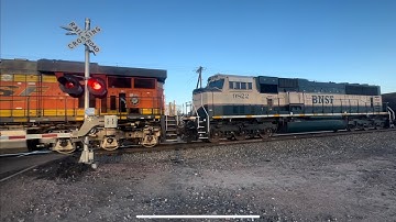 BNSF #5938 Leading & NB Empty Energy Coal Train With Executive MAC Unit 2/12/23