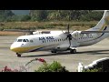 AIR KBZ, ATR72-600,XY-AMF,K7241,Both side view Takeoff (SNW) &amp; Landing (RGN)