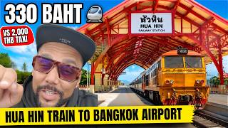 330 Baht vs 2,000 Baht 🚆 Hua Hin Train to Bangkok Airport — Is It Worth It? Honest Review screenshot 4