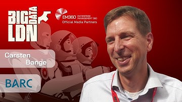 “ Data Culture is Essential ”| Carsten Bange @ Big Data LDN