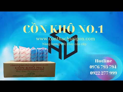Video Cồn Khô No.1 Loại 2 | Cồn Thạch Túi | Cồn Khô Túi |... - youtube