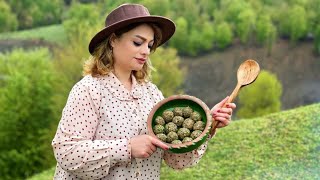 Campfire Rustic Meatballs Pilaf / Cooking in the Heart of Nature & Blowing out my Birthday Candles🔥🎂