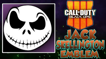 Jack Skellington Black Ops 4 Emblem Tutorial by iKiNG