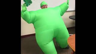 In new school first time  in my green chub suit 2018