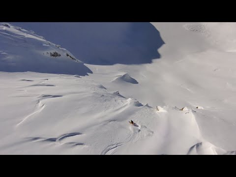 Our 1st Bluebird Powder Day in Patagonia This Season on 8/8/22!