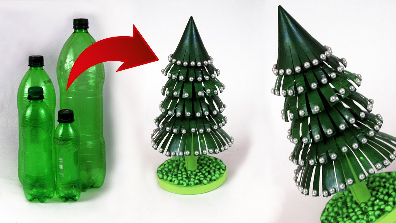 DIY Christmas Plastic Bottle tree / How to make Christmas tree whit ...