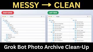 Grok Bot Photo Archive Cleanup: Remove Duplicates, Fix IPTC & Add Keywords