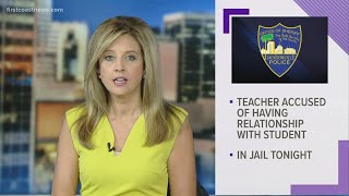 Jacksonville teacher arrested for alleged relationship with student