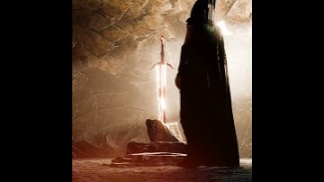 Sword Model & a Cinematic Scene in Blender: #shorts #blender @cgfasttrack