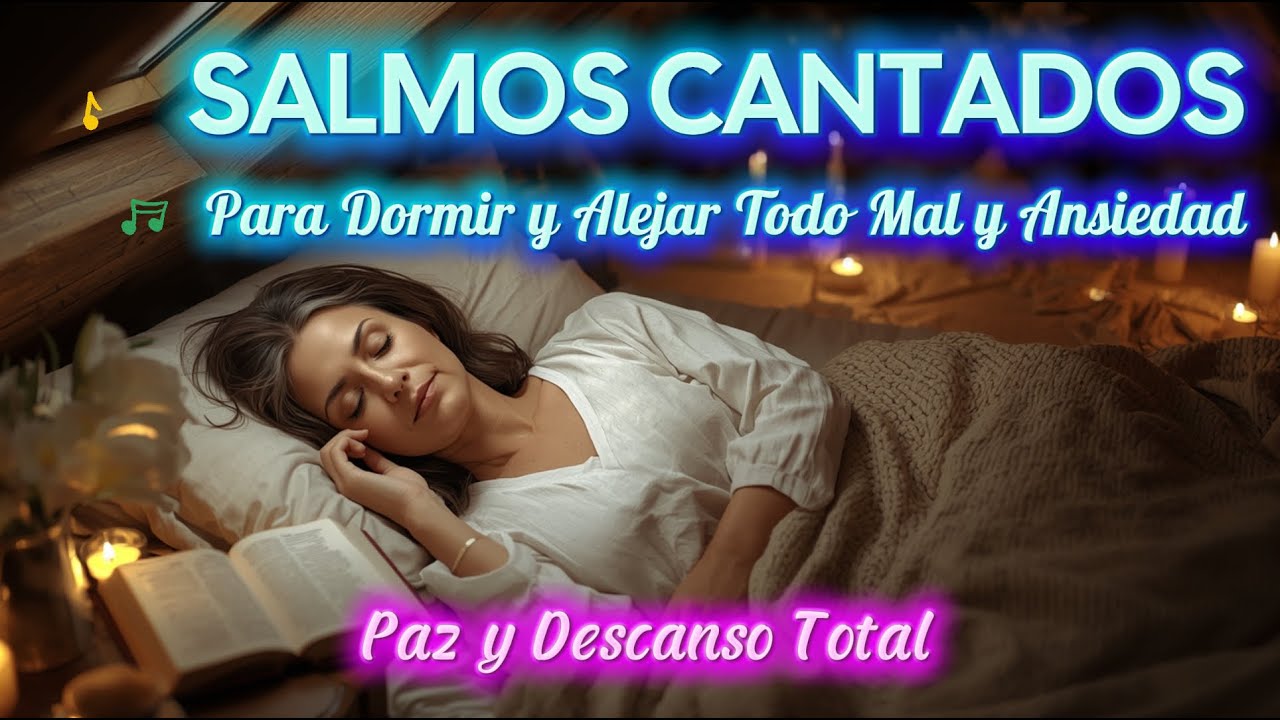 SALMOS CANTADOS para Dormir y Alejar Todo Mal y Ansiedad | Paz y ...