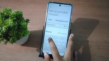 how to change hotspot password poco M2 pro, poco hotspot password setting