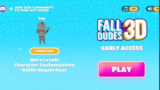 Fall dudes 3D mobile gameplay Google Play Store beta version screenshot 2