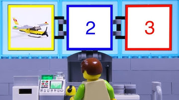 LEGO Experimental Vehicle Airplane STOP MOTION LEGO Arcade Airplane Simulator | LEGO | Billy Bricks