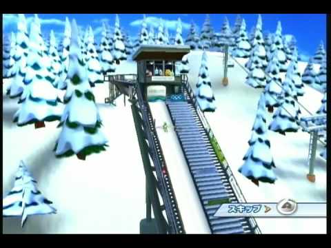 マリオ ソニック At バンクーバーオリンピック ラージヒル個人 Youtube