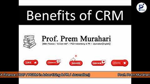 Customer Relationship Management Benefits I CRM Advantages I Why CRM is Important I E commerce
