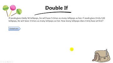 P6 Math Challenging "Double If" Question Solved!