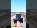 100 Trains vs 3 Boost cars Stunt Jump - GTA5 #shorts #gta5 #gaming