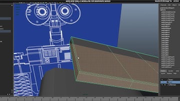 Maya tutorial modeling Wall E for beginner | part 1.4