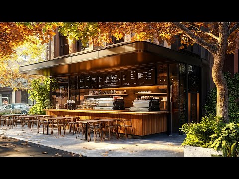 Morning Coffee Shop Ambience ☕ Smooth Bossa Nova Jazz Music for Relax,Study,Focus | Bossa Nova Cafe