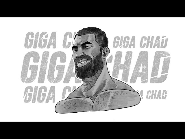 Desenhando GIGA CHAD! Vídeo completo em breve!! 
