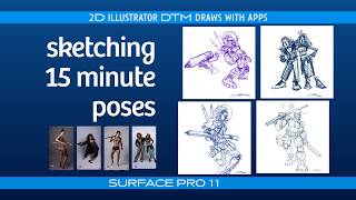 sketching apps with 2D Illustrator DTM on the Surface Pro 11 sketching apps with 2D Illustrator DTM on the Surface Pro 11