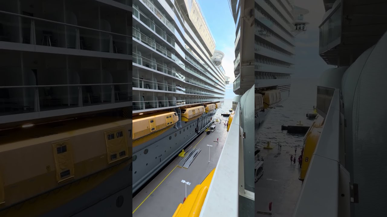 Is this the most beautiful cruise view ever? 😍🌊 #RoyalCaribbean #CruiseShip #IslandLife