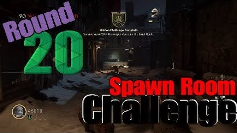 FINAL REICH HIDDEN CHALLENGE! Survive Round 20 in Spawn Room (No Glitch Tips & Gameplay)