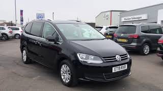 Volkswagen Sharan 2.0TDI SCR SE Nav DSG Deep Black Used Car | Wrexham Volkswagen