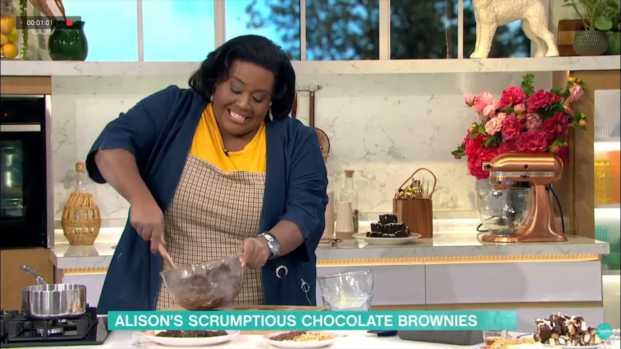 CHAOTIC BROWNIES Alison Hammond Wheres the door? Great British Bake