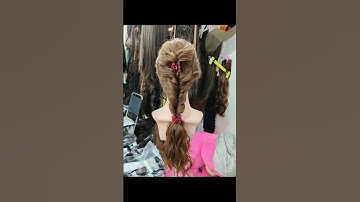 Tóc giả cài nữa đầu thắt bính xinh xinh #toccainuadau