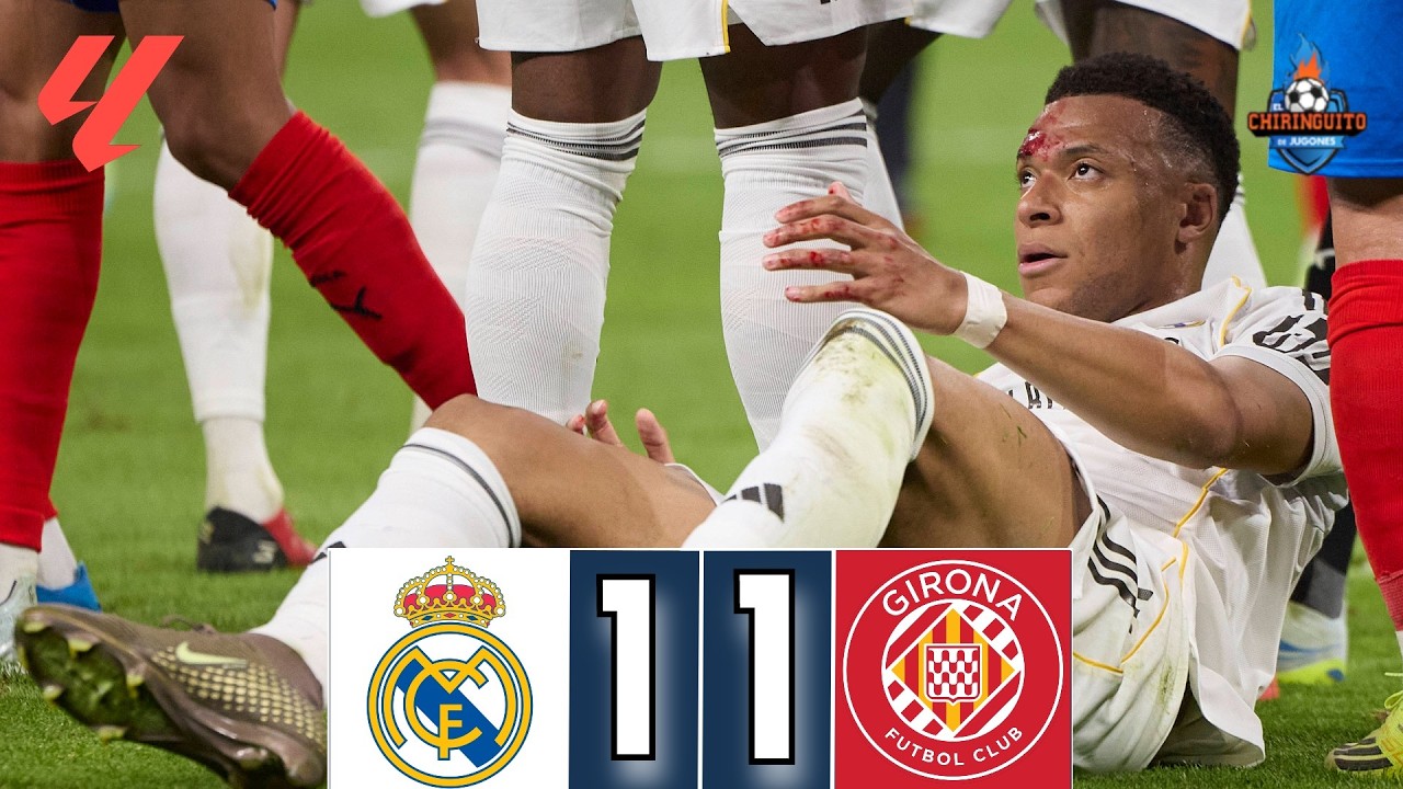 😳 El REAL MADRID TIRA LA LIGA EN EL BERNABÉU | REAL MADRID 1-1 GIRONA ...