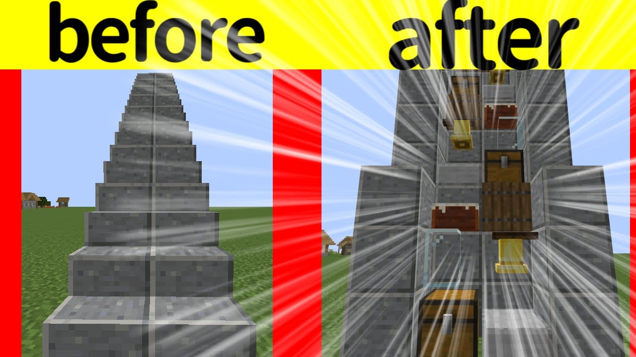 マインクラフト 裏技 世界一急な階段がこちらwwwww Shorts マイクラ Youtube